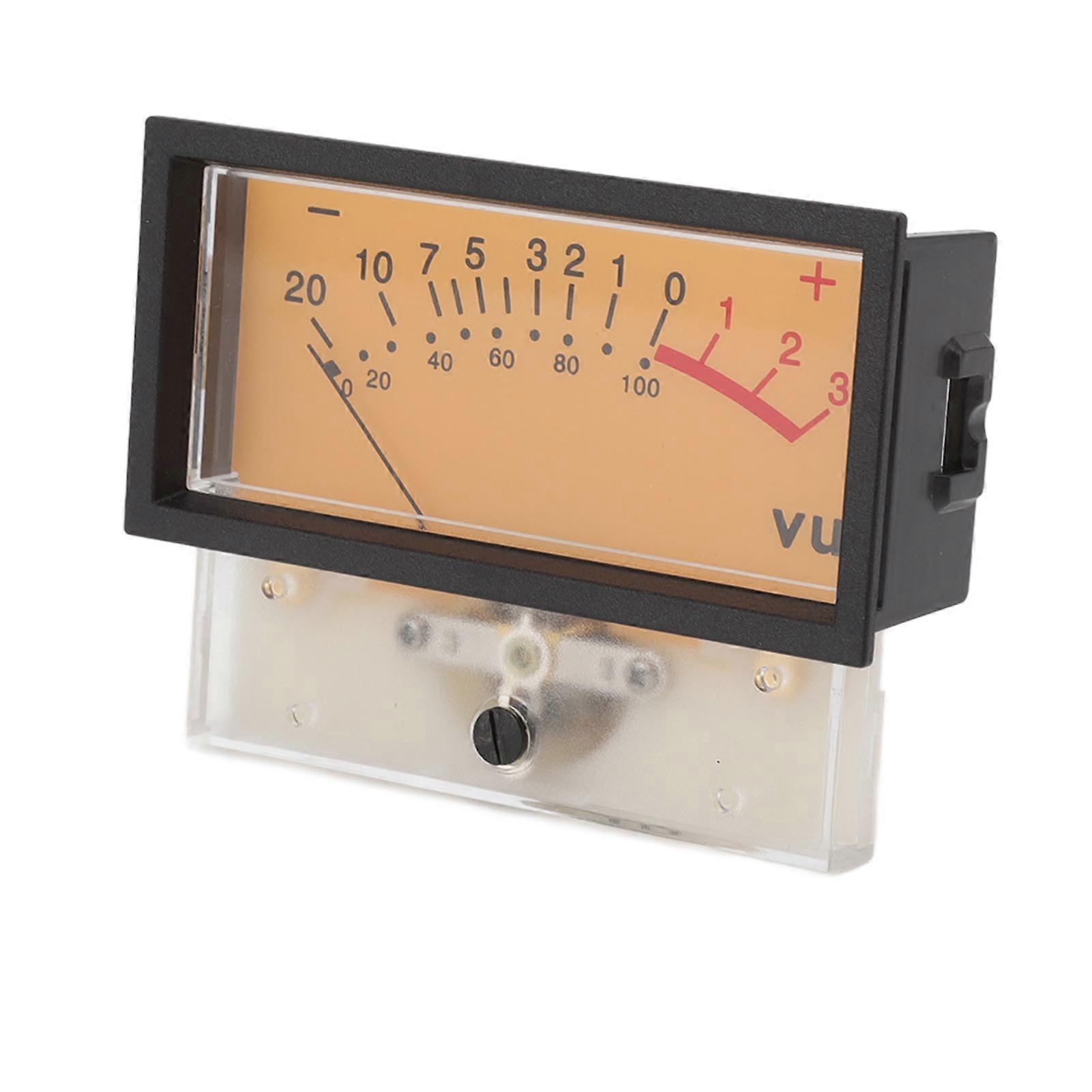 12V High Accuracy VU Meter Header DB Audio Level Header Power Amplifier Level Meter with Backlight 500UA 650Ω