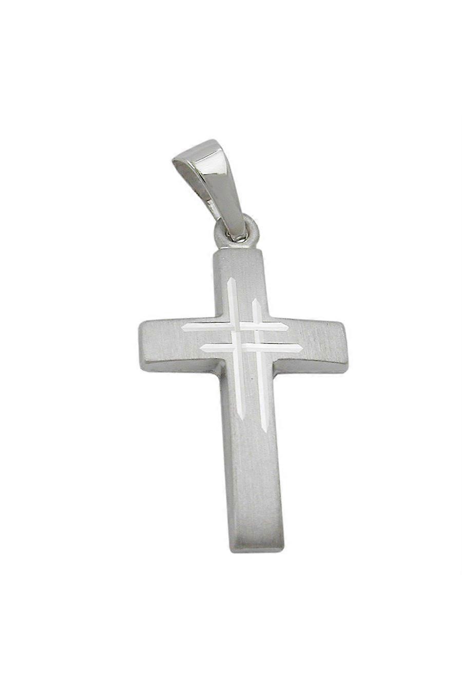 Pendant Cross 9k Whitegold - Gl431283