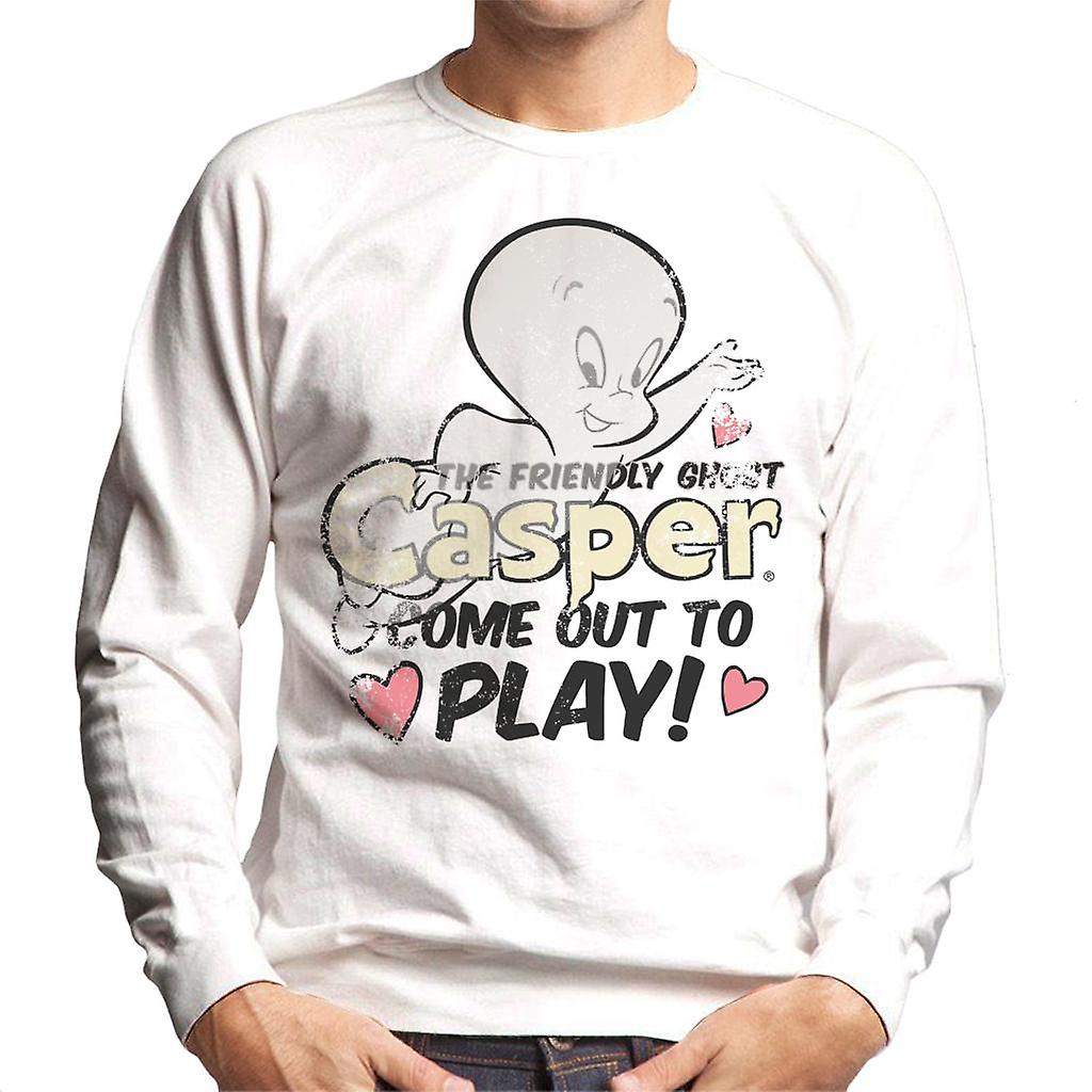 Casper The Friendly Ghost Come Out And Play Men's Sweatshirt