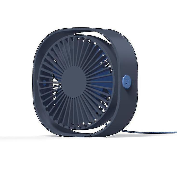 USB Desktop Mini Lüfter, 360 Rotation, Tragbarblau