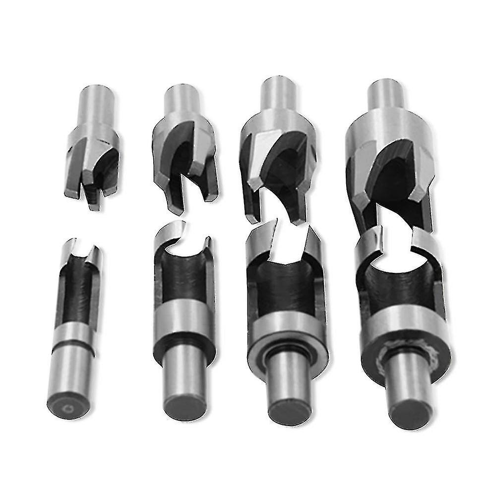 Set mit 8 runden Holzfräsern - verschiedene Größen - 6 mm / 10 mm / 13 mm / 16 mm