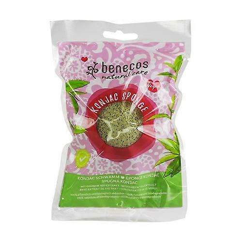 Konjac Sponge / Green Tea 1 unit (Green)