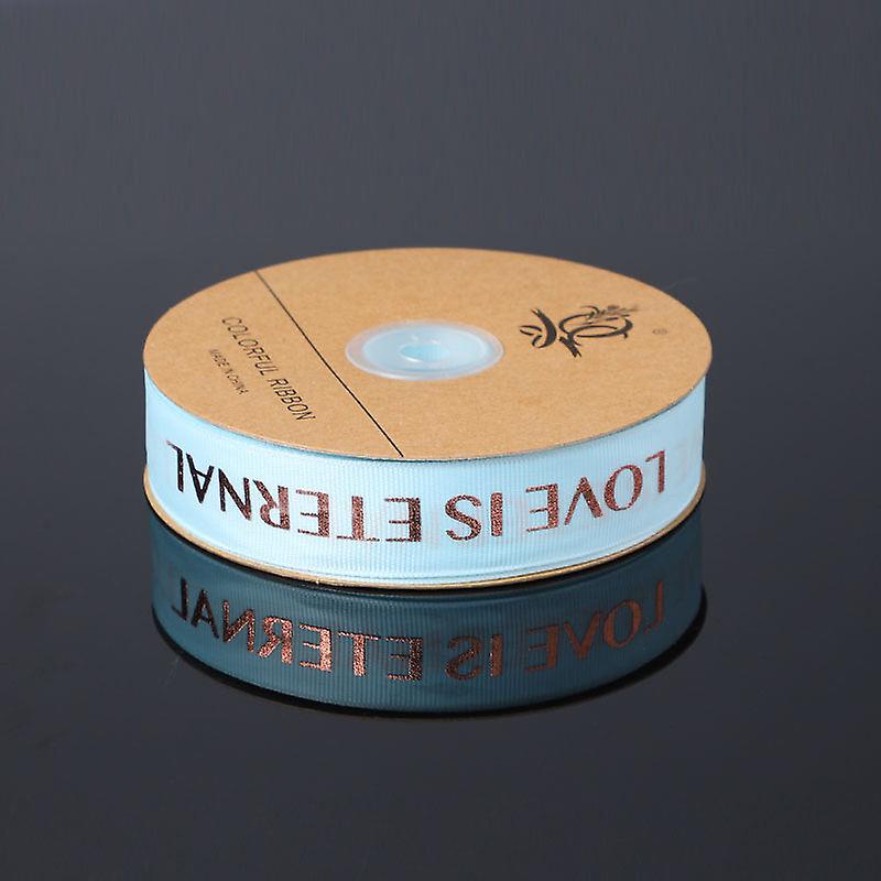 Christmas Packing Materials Love Is Eternal Ribbon Thread Bronzing 45m/roll Ribbon
