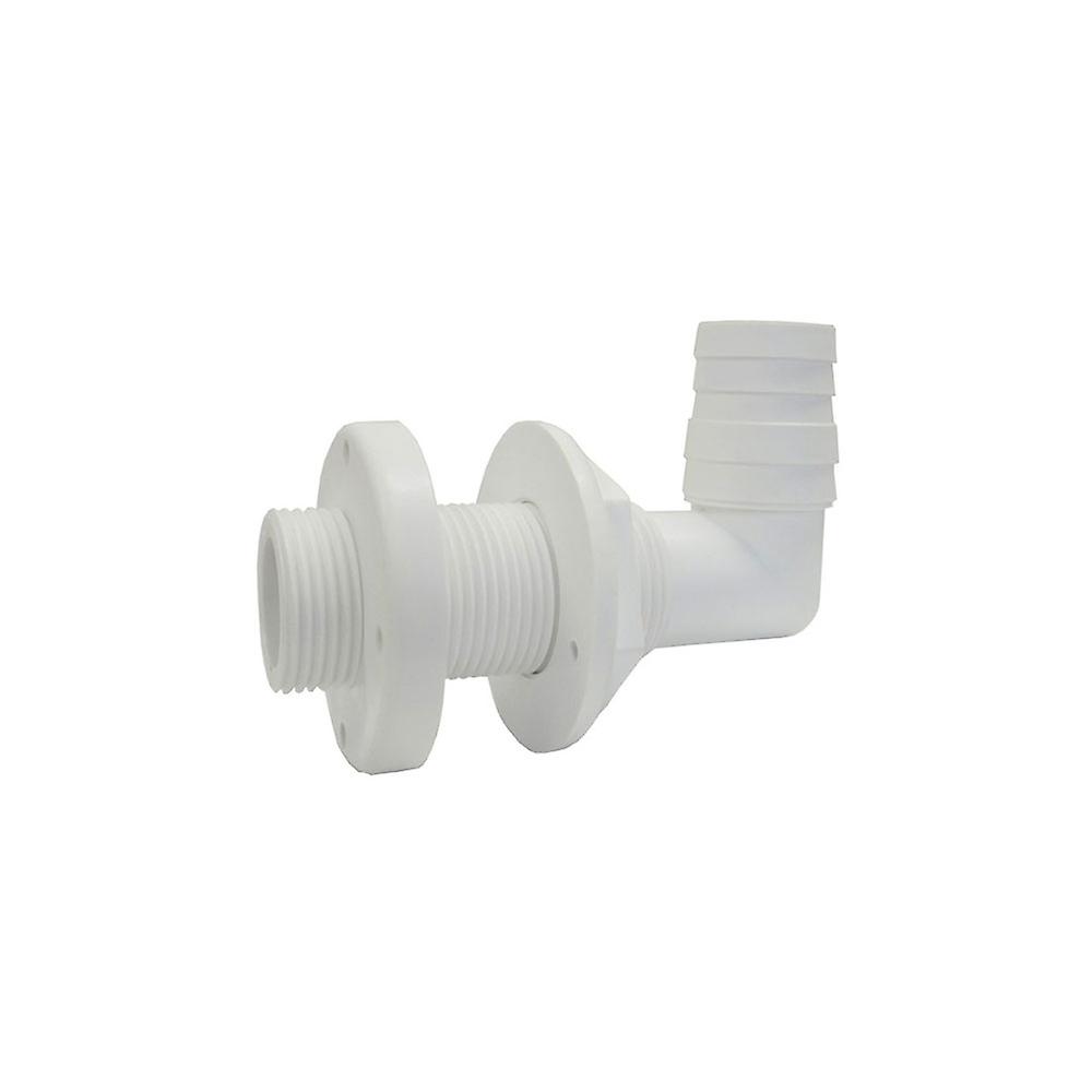 优质隔板接头 仅倒钩 直角 19mm 90 度软管连接