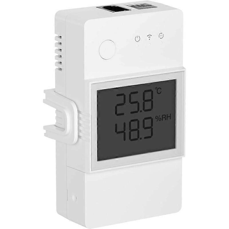 20A Wireless WiFi Connected Switch with Temperature & Humidity Measurement for Connected Home
