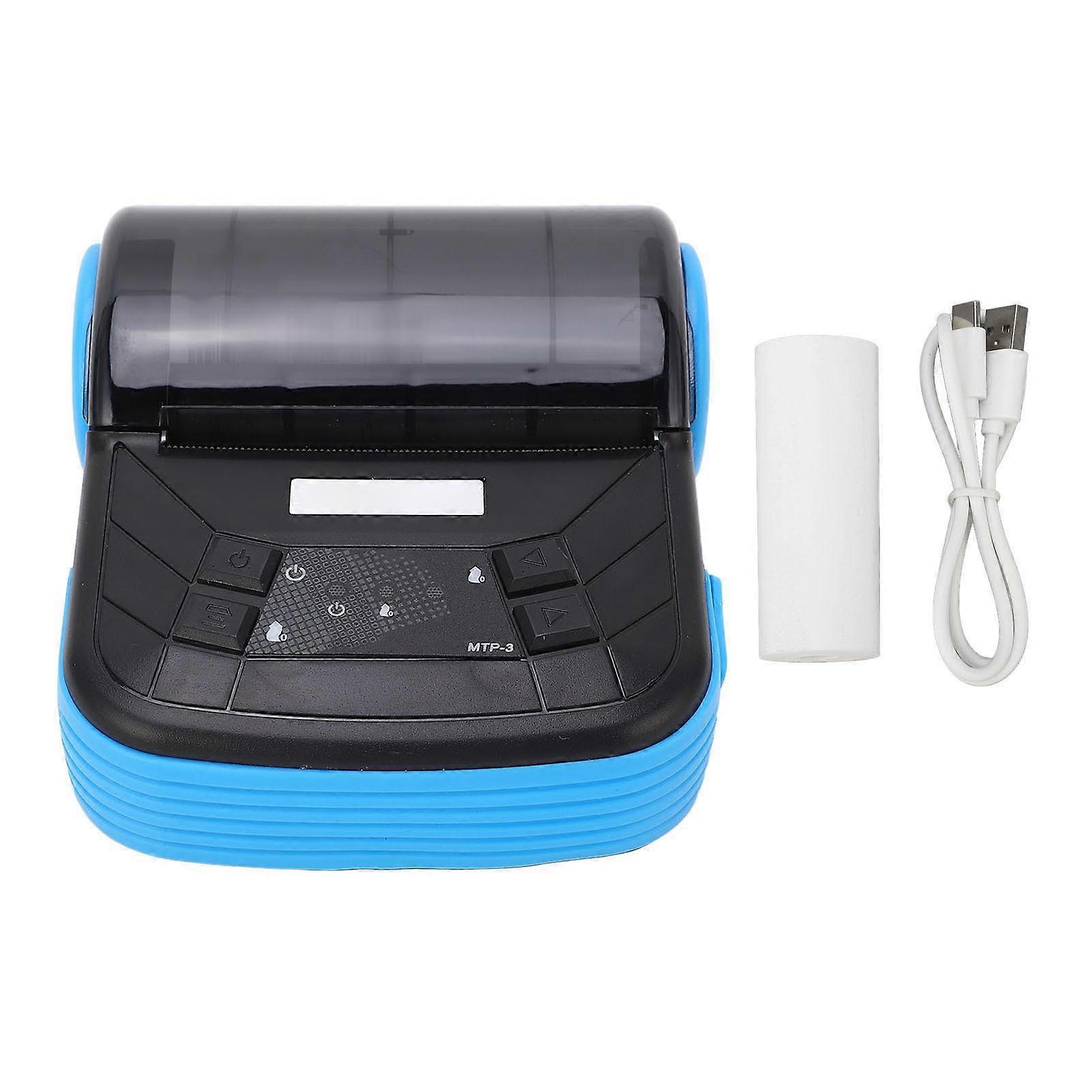 Thermal Bluetooth Printer Mini Wireless Portable 80mm for Receipt Ticket Bill Invoice POS NO.1215