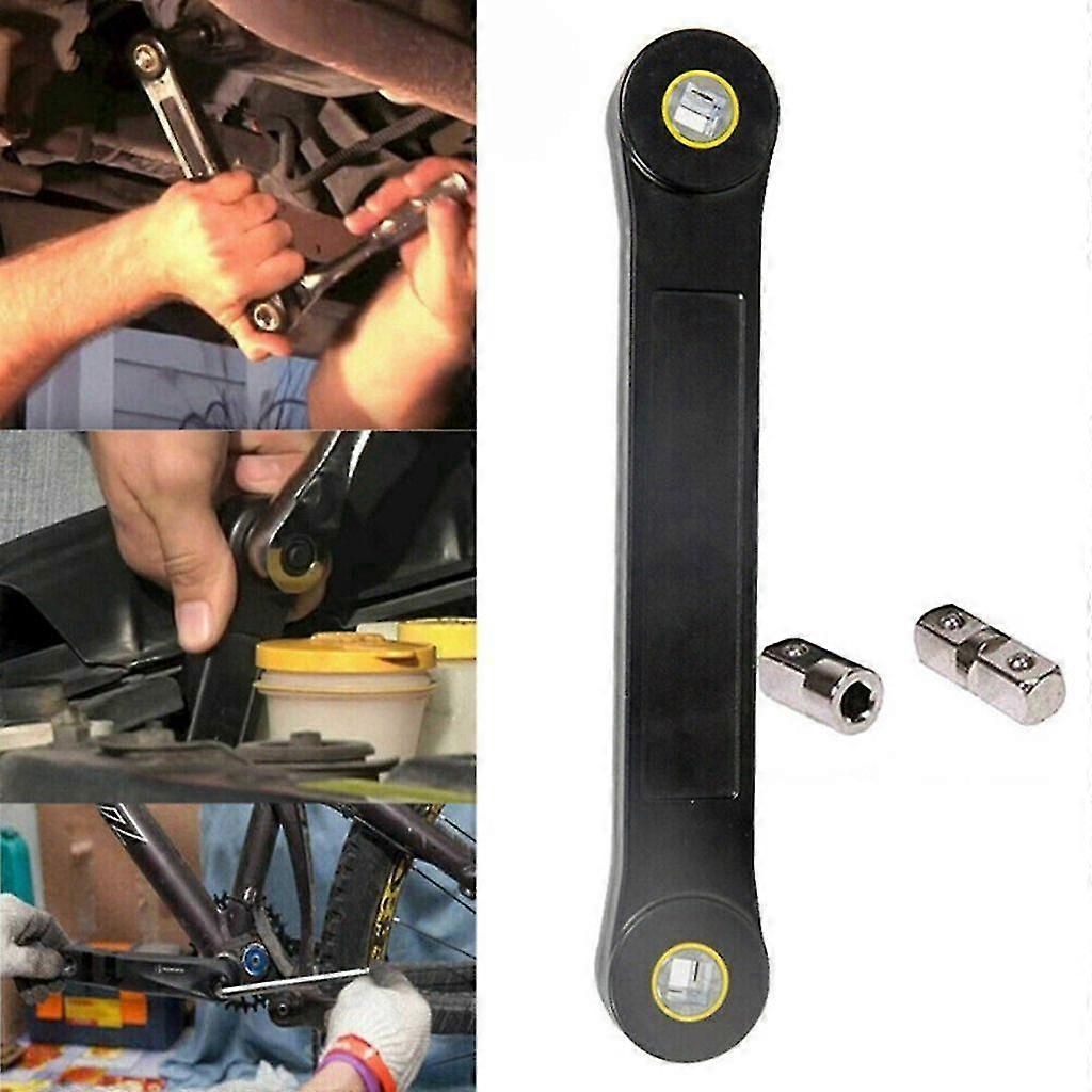 3pcs/set Universal Extension Wrench Combinação Wrench 3/8 "1/4" Adaptador