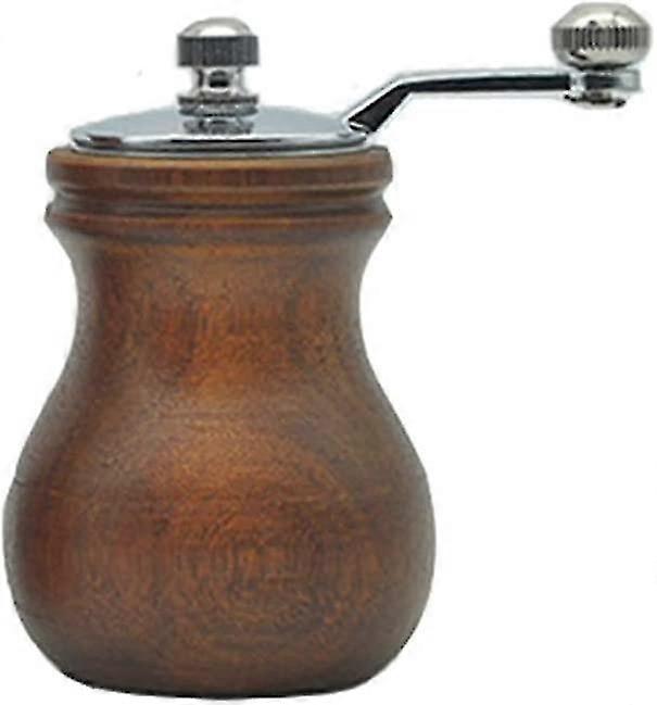 Solid Wood Hand Crank Mill And Pepper Mill(8.5 X 6cm)