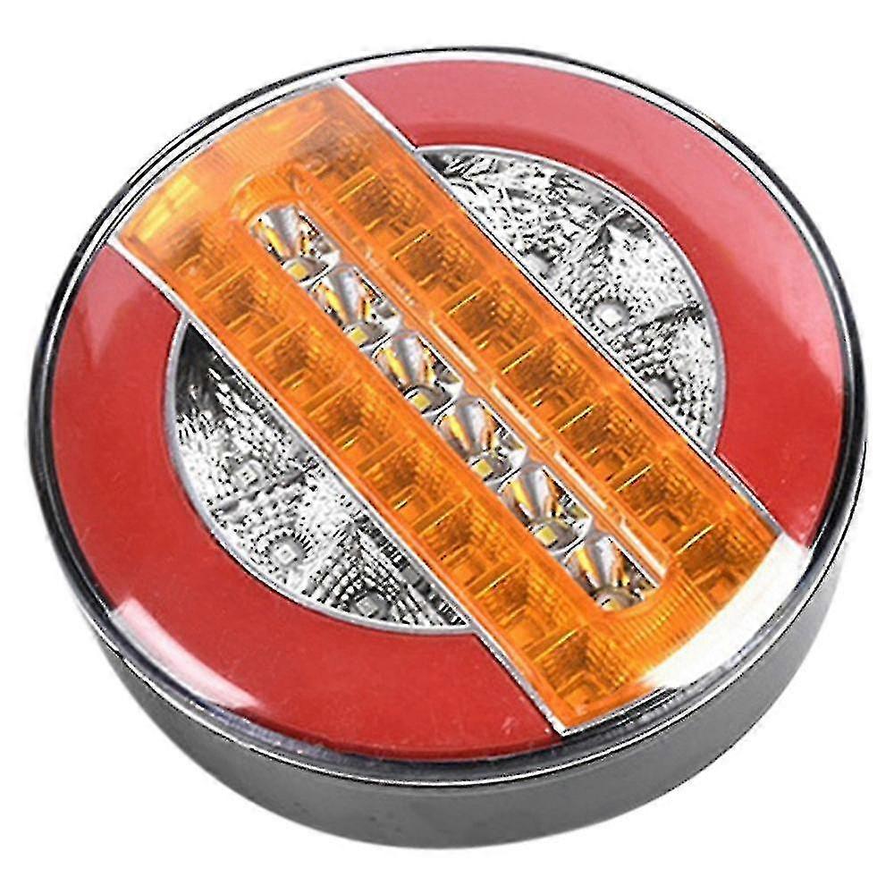 4 Inch Trailer Dynamic Tail Light 24v Led Truck Brake Light Led Roundwanan