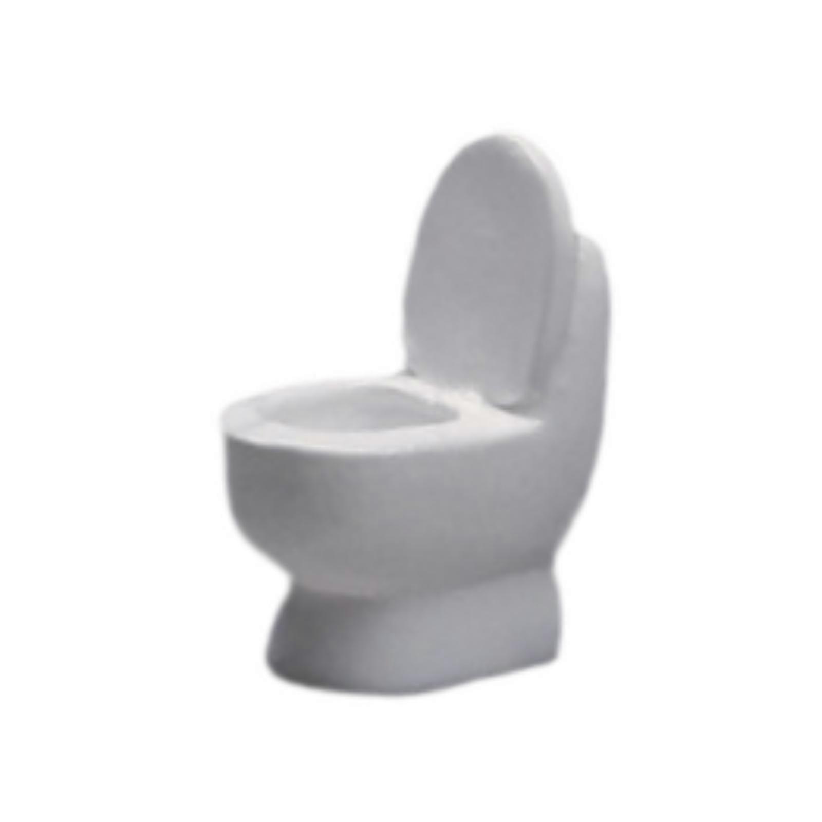 1/64 Scale Mini Toilet Miniature Commode Model for Dollhouse Miniature Scene