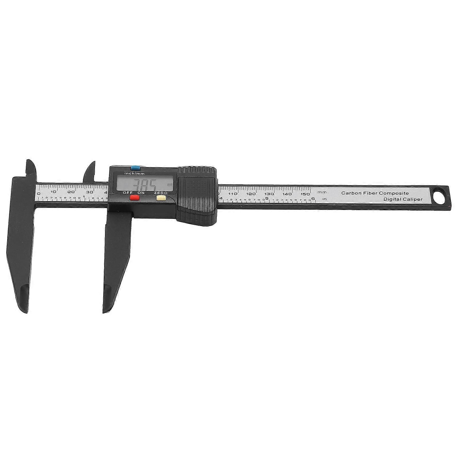 150mm Digital Caliper Large LCD Screen Measuring Caliper Ruler with Metric/Inch Conversion Key