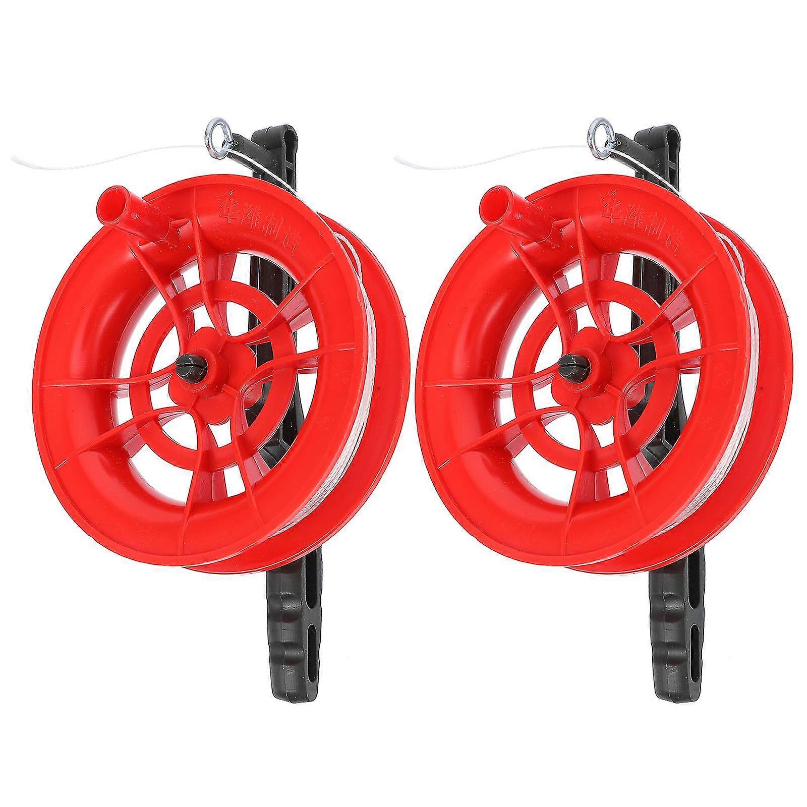 2 Pcs Doitool Kite String Handle Reel Winder Reel Kite String Holder Kite Thread Winder