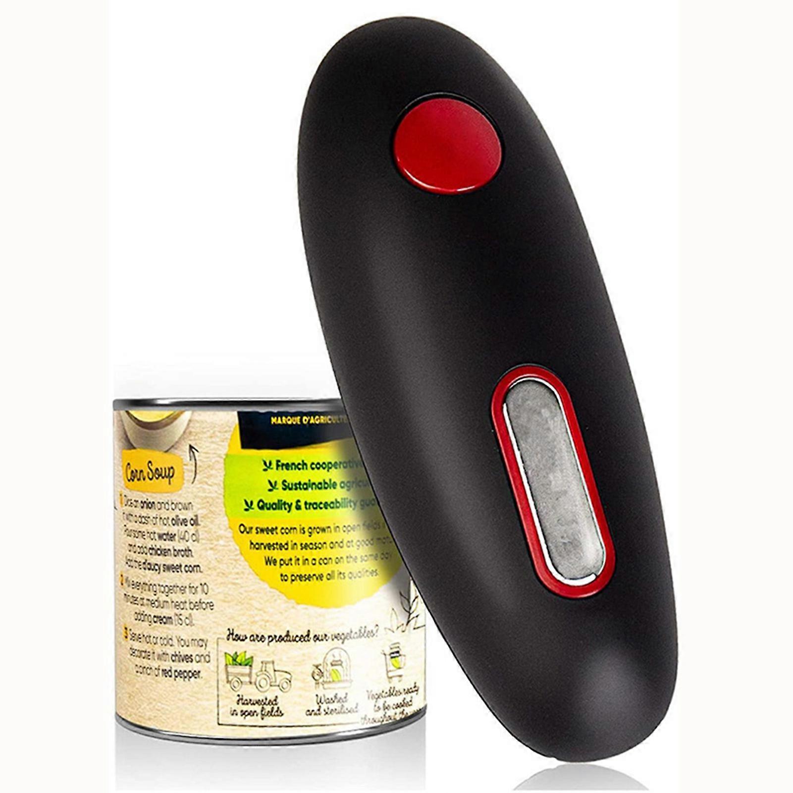 Kitchen Electric Can Opener No Sharp Edge with A Simple Push of Button for Family Kitchen Accessory