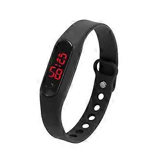 Delicate Sports Watches Rubber LED Women Mens Date Sports Bracelet Digital Wrist Watch