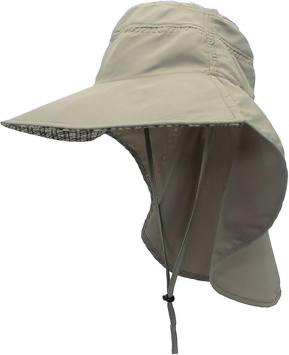 Solhatt för kvinnor UV-skydd för män Hinkhatt Andningsbar Mjuk Lättvikt Justerbar storlek (ljusgrå), 2024 ping