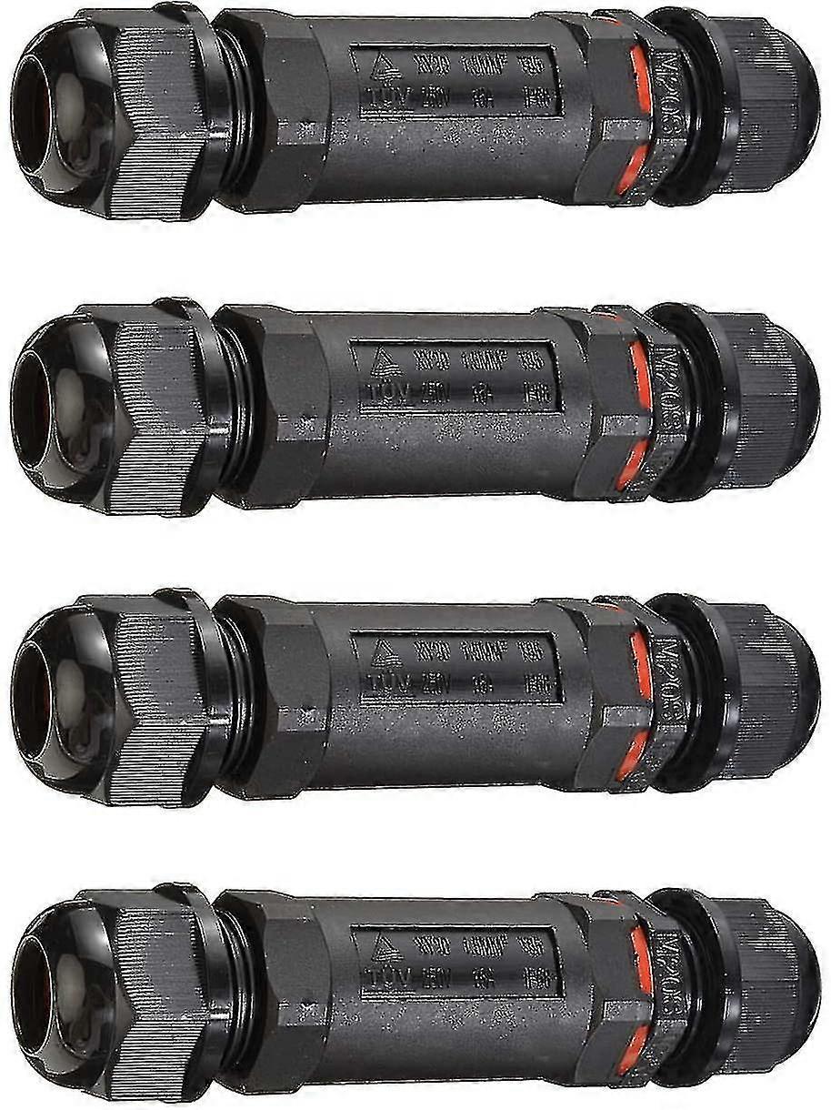 Junction Box, 4 Pack Waterproof Junction Box, Ip68 Waterproof Outdoor Cable