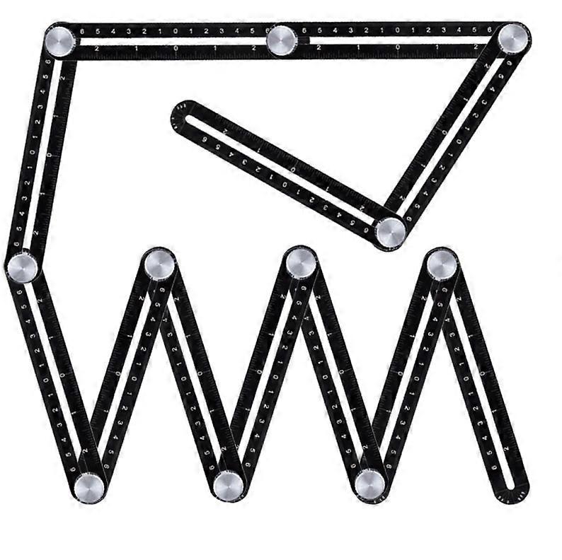 Aluminum Alloy Multifunctional Six-fold Ruler (12-fold Ruler)