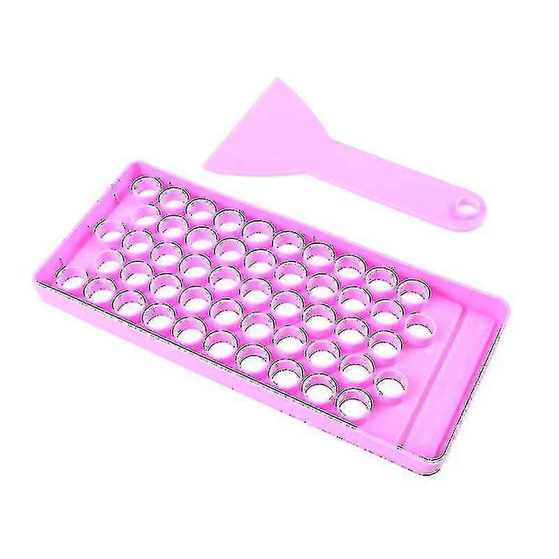 2pc / set Diy Lip Balm Lip Gloss Crafting Kit Wax Pouring Tray Spatula Scraper Set