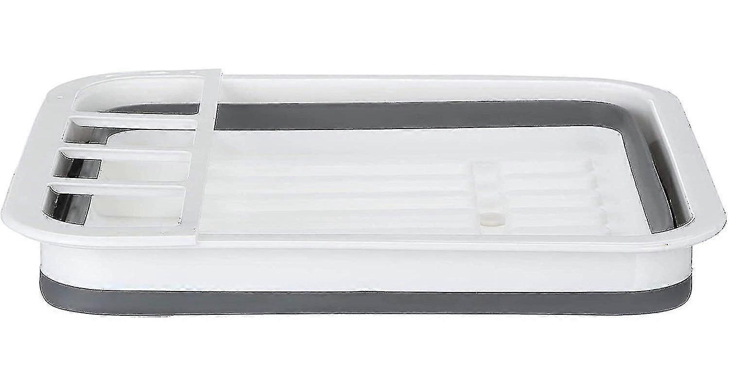 Foldable Dish Drainer, Draining Rack For Dishes And Cutlery