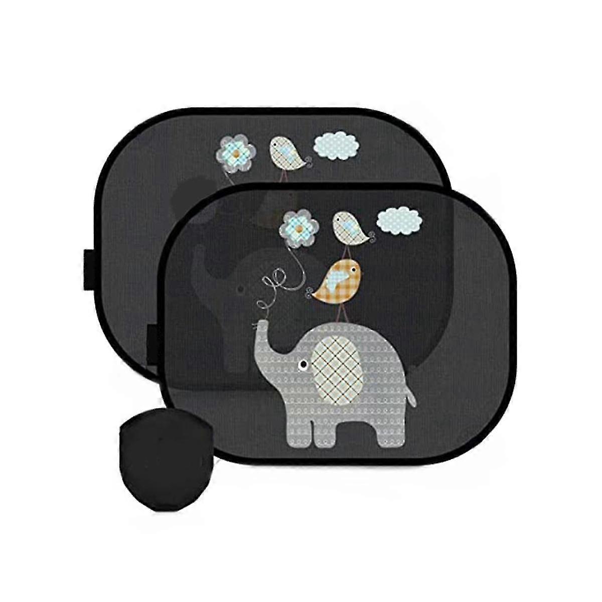 Αυτοκίνητο Sun Sun Shade Baby Με Προστασία UV, Παράθυρο Αυτοκινήτου Σκιά Ηλίου Για Παιδιά Με Χαριτωμένα Ζωικά Μοτίβα, 44 X 36 Cm, Σετ Των 2