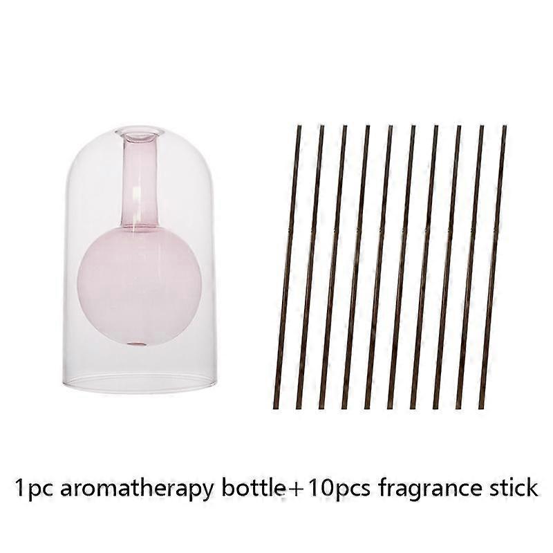 Glass Aromatherapy Diffuser Bottle Colorful Double Layer Aromatherapy Bottle