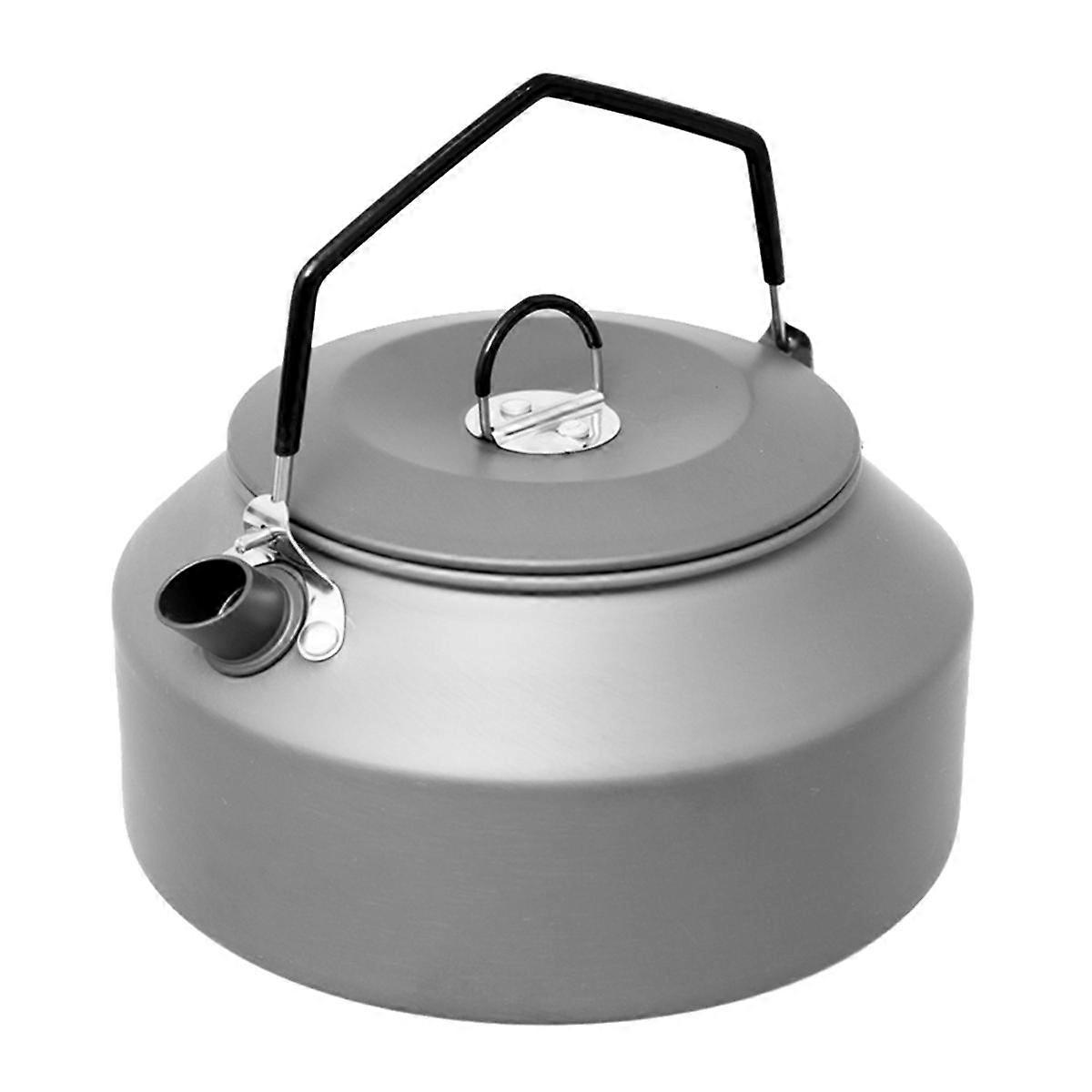 1.35L Portable Aluminum Alloy Kettle Teapot Coffee Maker Outdoor Hiking Travel Camping Equipment, C