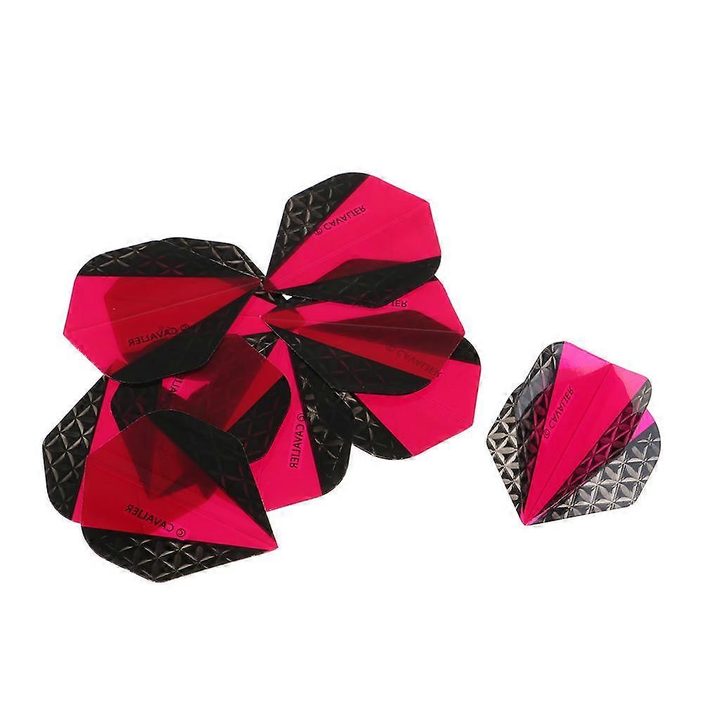 10Pcs Standard Shape Dart Flights Tail Zubehör für Dart Spiele Rot