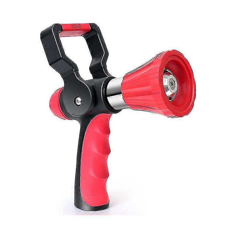 High Pressure Firefighter Nozzle, Heavy Duty Metal Hose Spray Gun With Sliding Ergonomic Handle And Lever Handle, Adjustable Hose Gun For Lawn And Gar