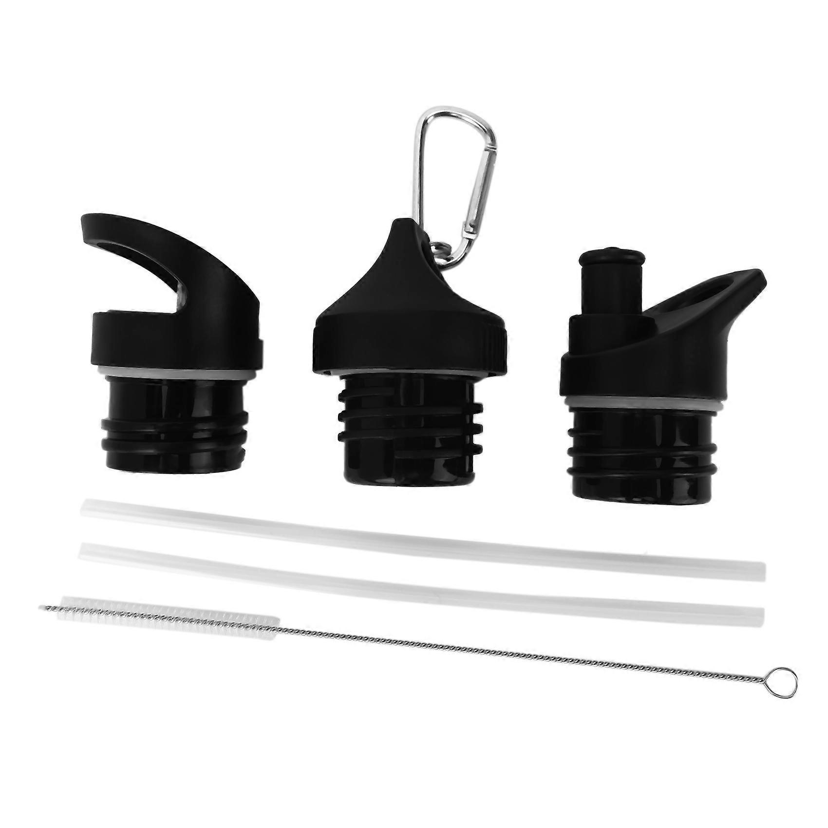 3 Pack Lids Bundle for Hydro Flask Standard Mouth Water Bottle Includes Straw Lid Bite Valve and Tw