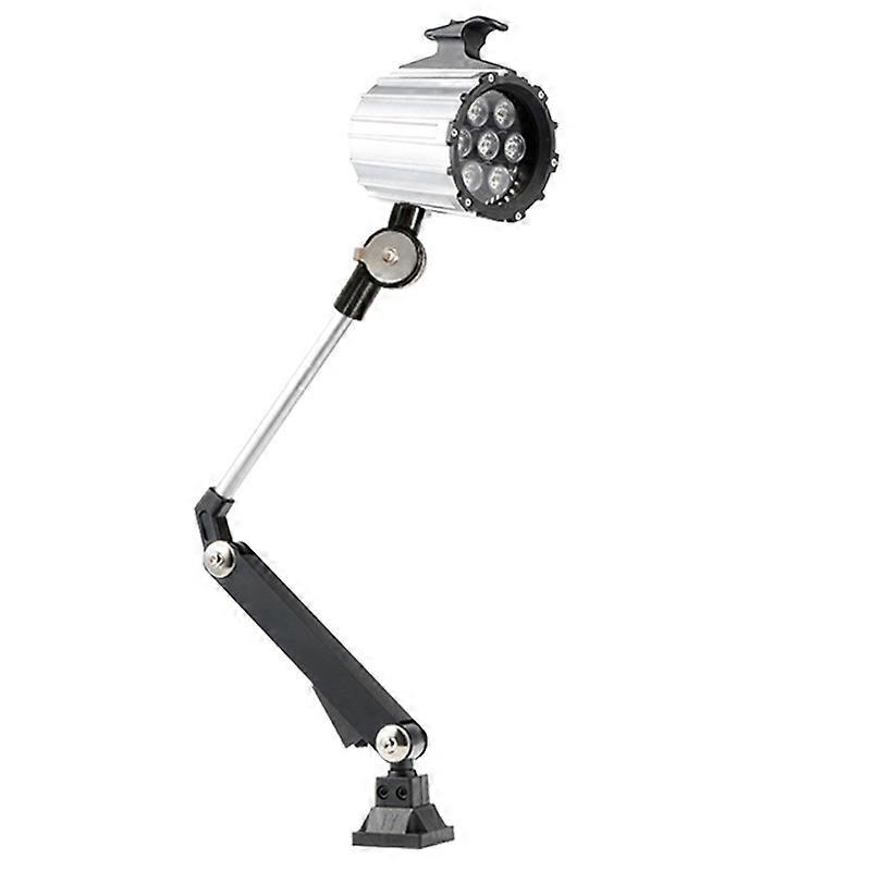 Braccio a collo d'oca regolabile da 5 W con luce a LED, in lega di alluminio, 110-220 V, adatto a tutti i tipi di macchine utensili, tornio, 5 W
