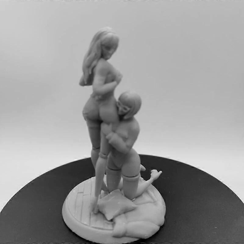 Gay Love Diy Ειδώλιο 1/24 Κλίμακα 85mm Ρητίνη Σχήμα Μοντέλο Kit Άβαφες και μη συναρμολογημένες μινιατούρες GK Παιχνίδια Χόμπι