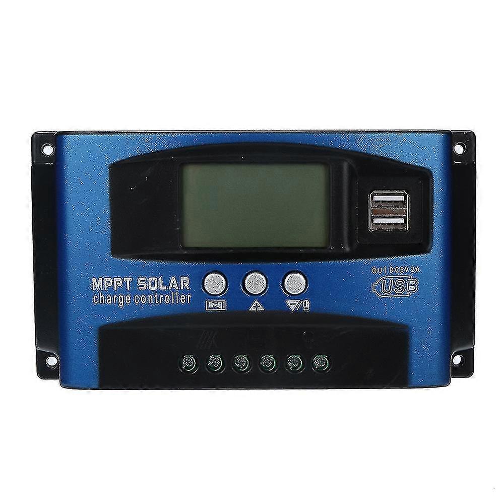 60a mppt solar panel regulator charge controller 12v/24v auto focus tracking