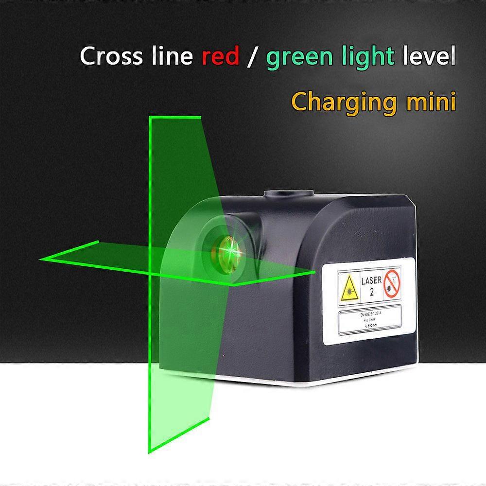 Laser Level 2 Red/Green Horizontal And Vertical Laser Cross Lines Rechargeable Super Mini Pocket Size Upgrade