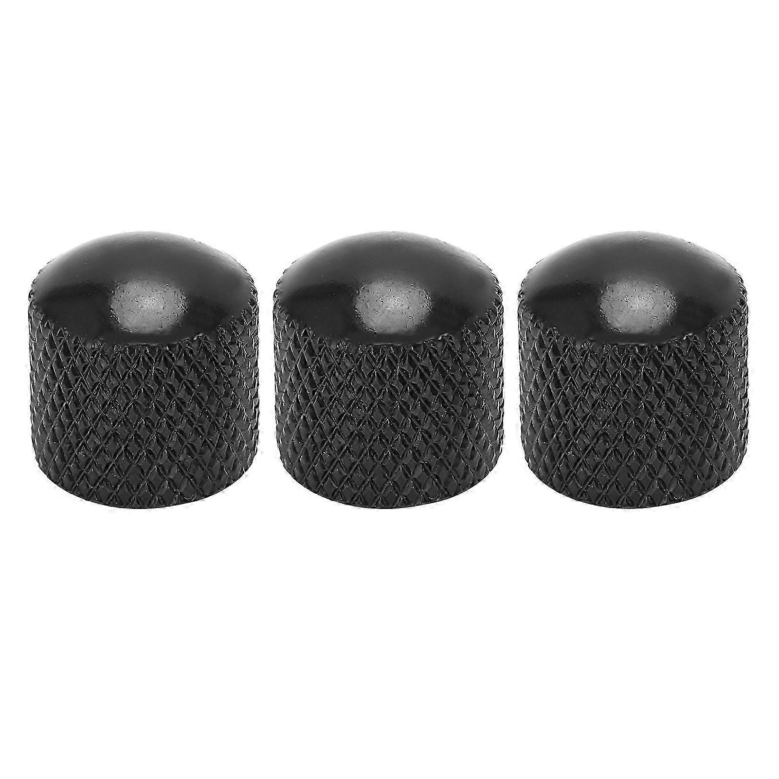 3Pcs Guitar Control Knob Volume Tone Fit Top Set Kit Instrument Accessory Replacement