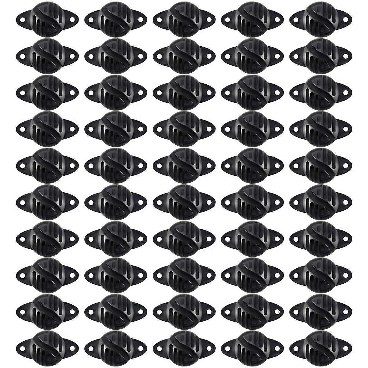 Fence Insulator Horse Cattle Animal Electric Fence Accessories Hemispherical Insulator Electronic Fence Accessor 50Pcs