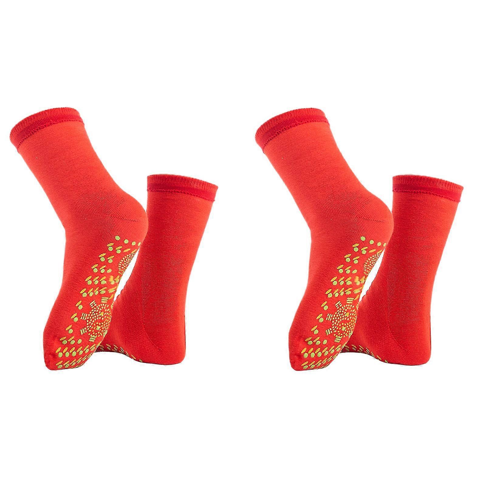 Self-heating Socks Comfortable Elastic And Durable Massage Warm And Cold-proof Cotton Socks 2pc/3pc