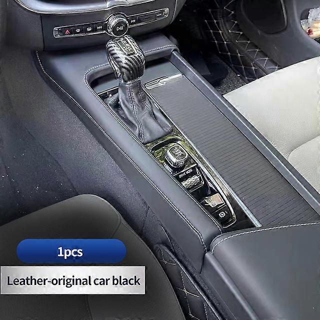 Styling vozu pro Volvo XC60 S60 V60 střed Dekorace ovládacího panelu Semiš/kůže Auto samolepka Ochranný panel