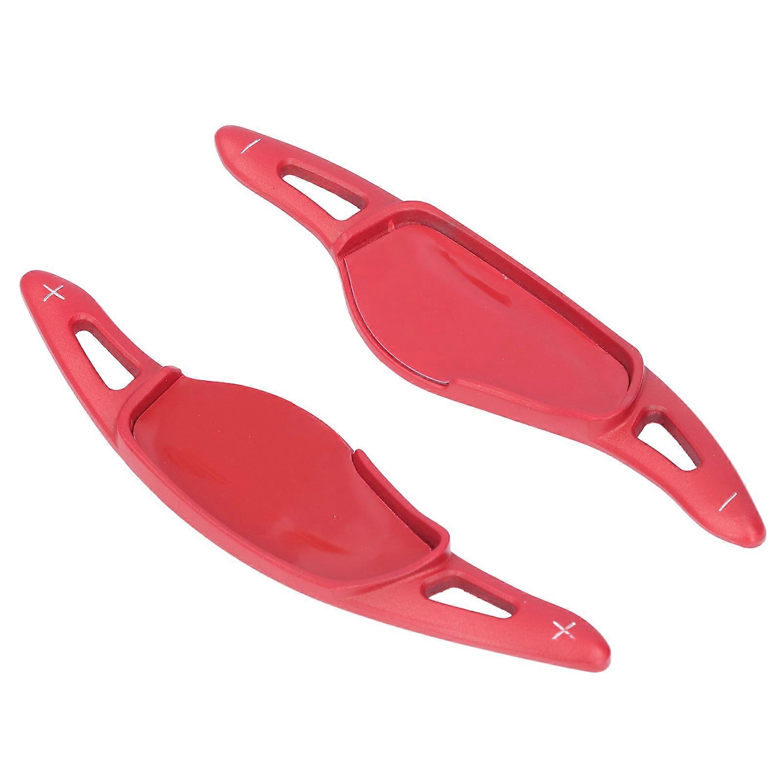 عجلة القيادة مجاذيف التبديل ملحقات سبائك الألومنيوم ل GR Supra A90 2019-2022 أحمر 2 قطعة