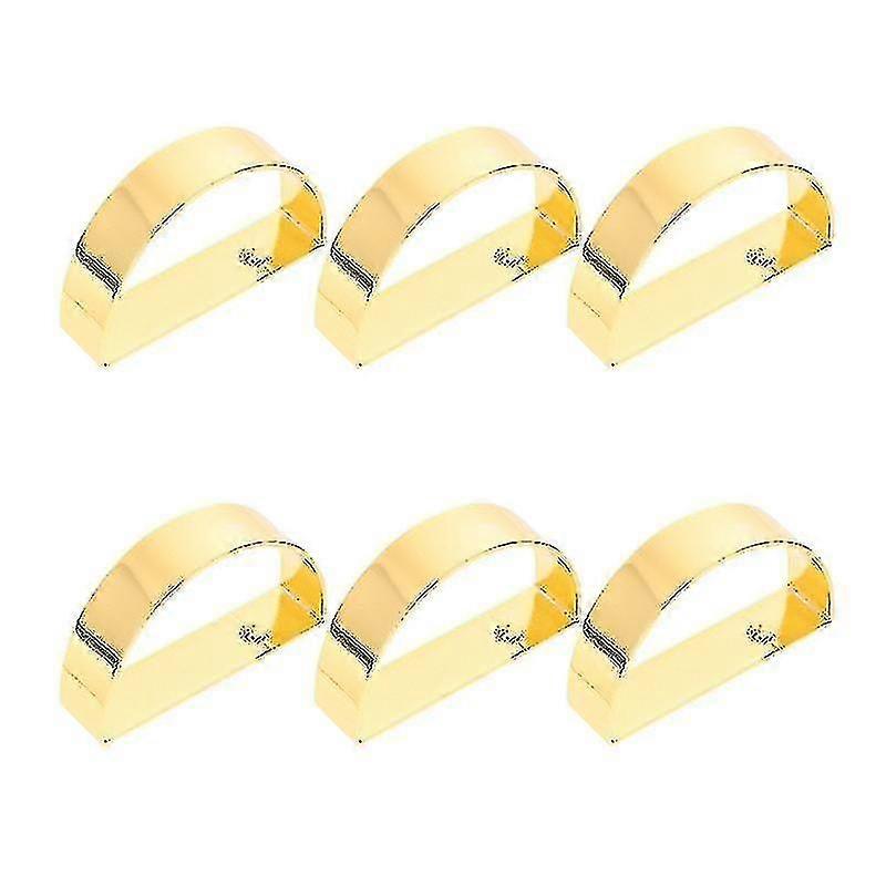 Simple Napkin Rings - Set of 6