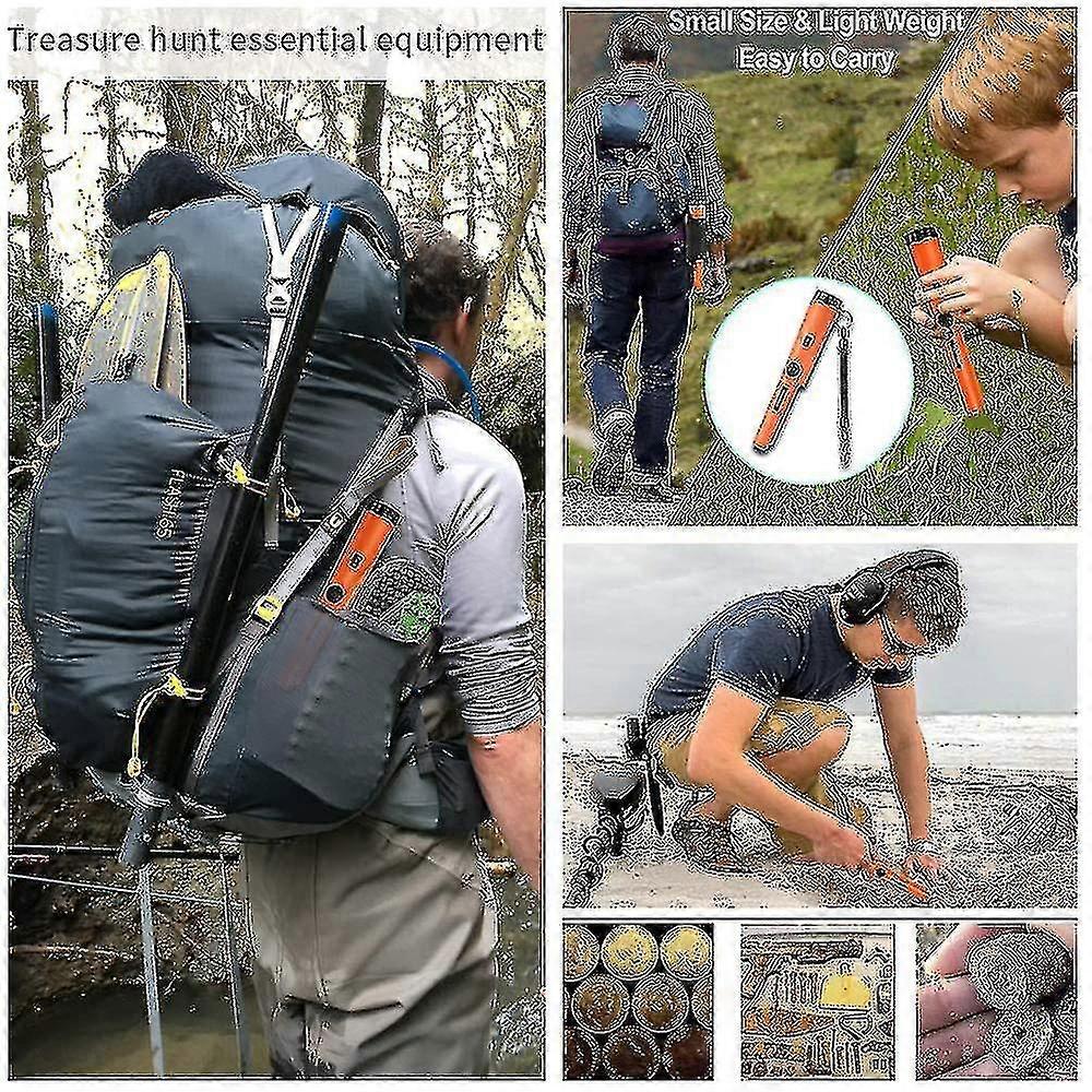 Fully Waterproof Metal Detector Pinpointer Include A 9v Battery