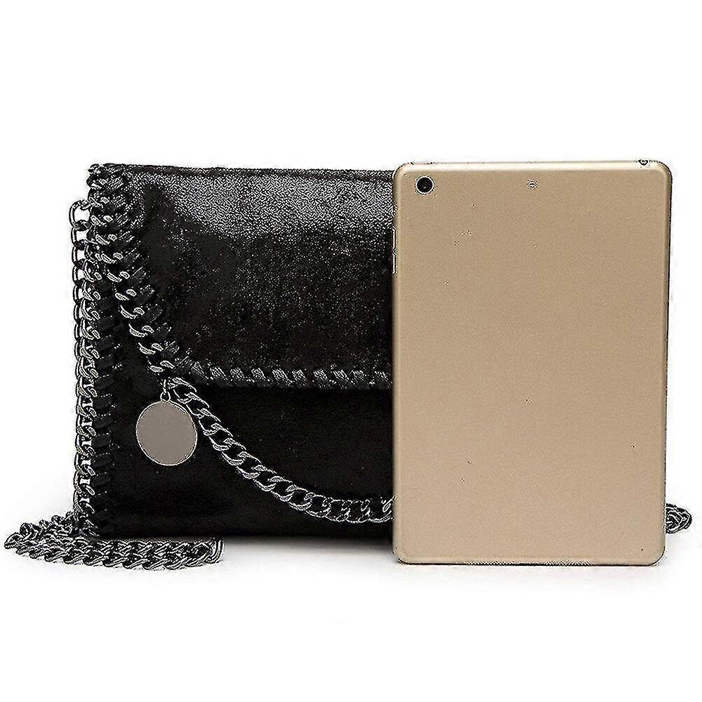 Black Simple Casual Women's Pu Leather Shoulder Bag