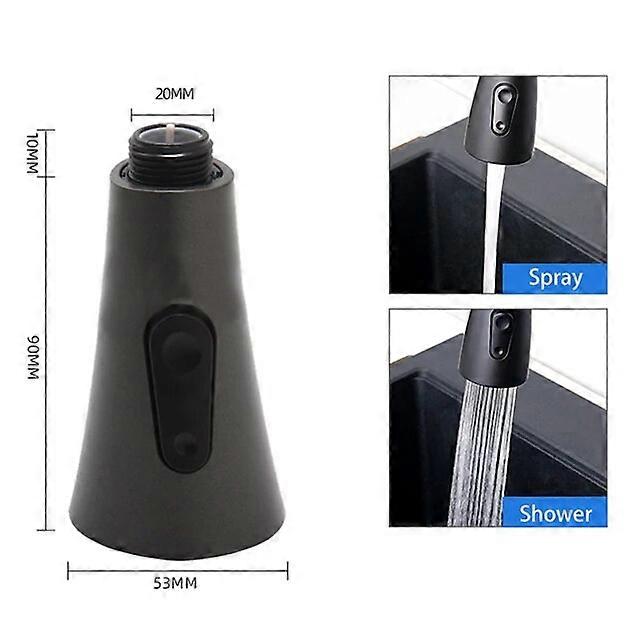 Faucet Spray Tap Head Kitchen Tap Head Mixer Tap Plastic Pull Out Replacement Sink Spray Head Universal Durable