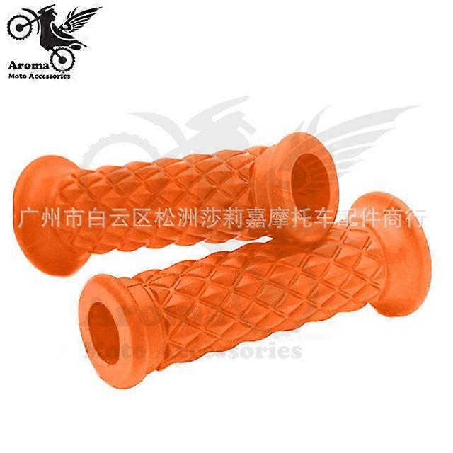 16 colors available brown red black hot retro cafe racer parts 22MM 25MM rubber motorbike grip for honda suzuki yamaha harley softail sportster prince