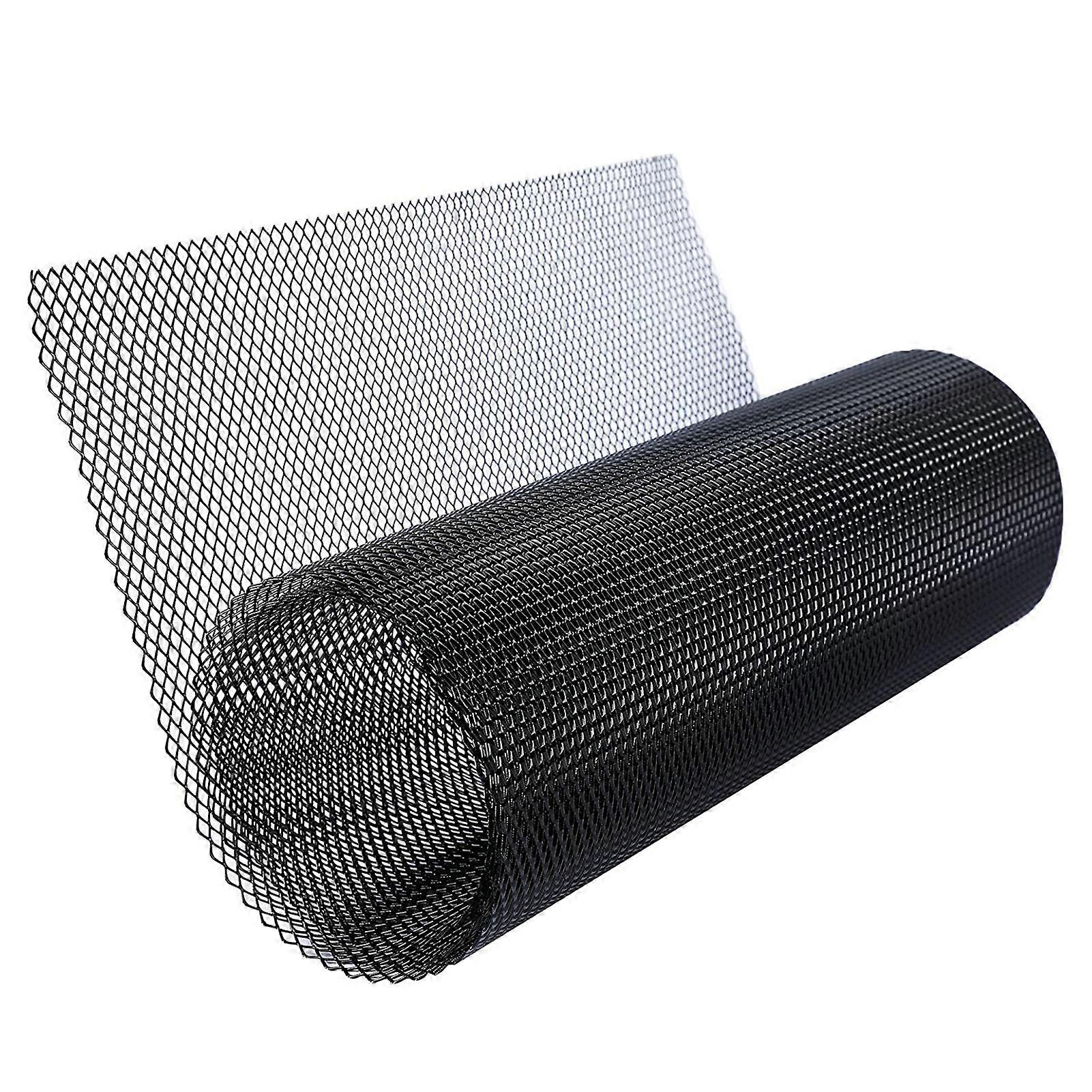 車のグリルメッシュシートブラック塗装アルミニウム合金グリル