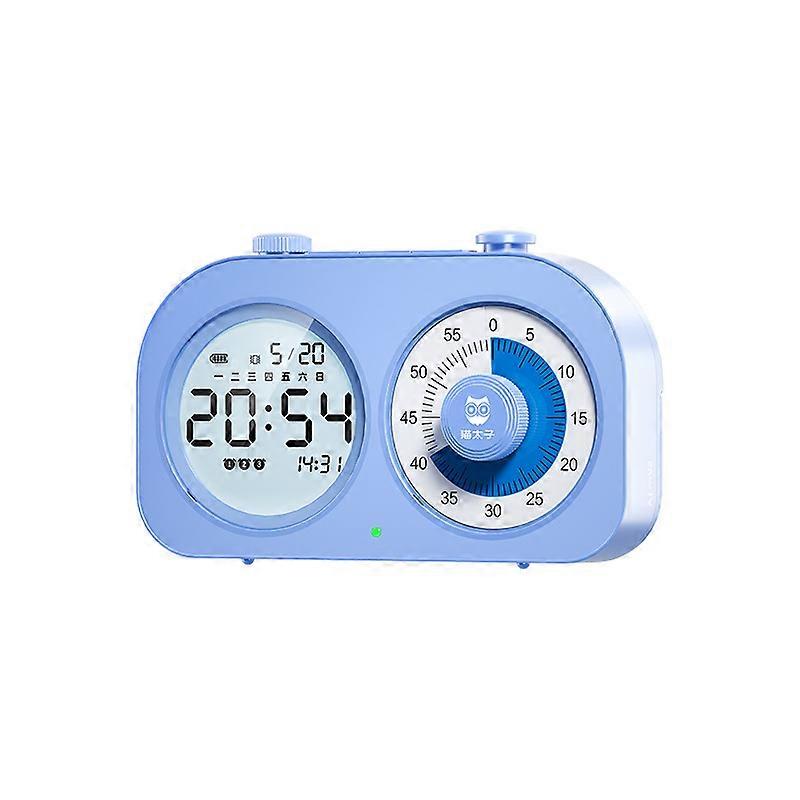 Kitchen Timer, Cube Timer Stopwatch and Countdown Timer for Kitchen Cooking Class Training, Digital Alarm Clock Timer LED Display (White 15-20-30-60 M
