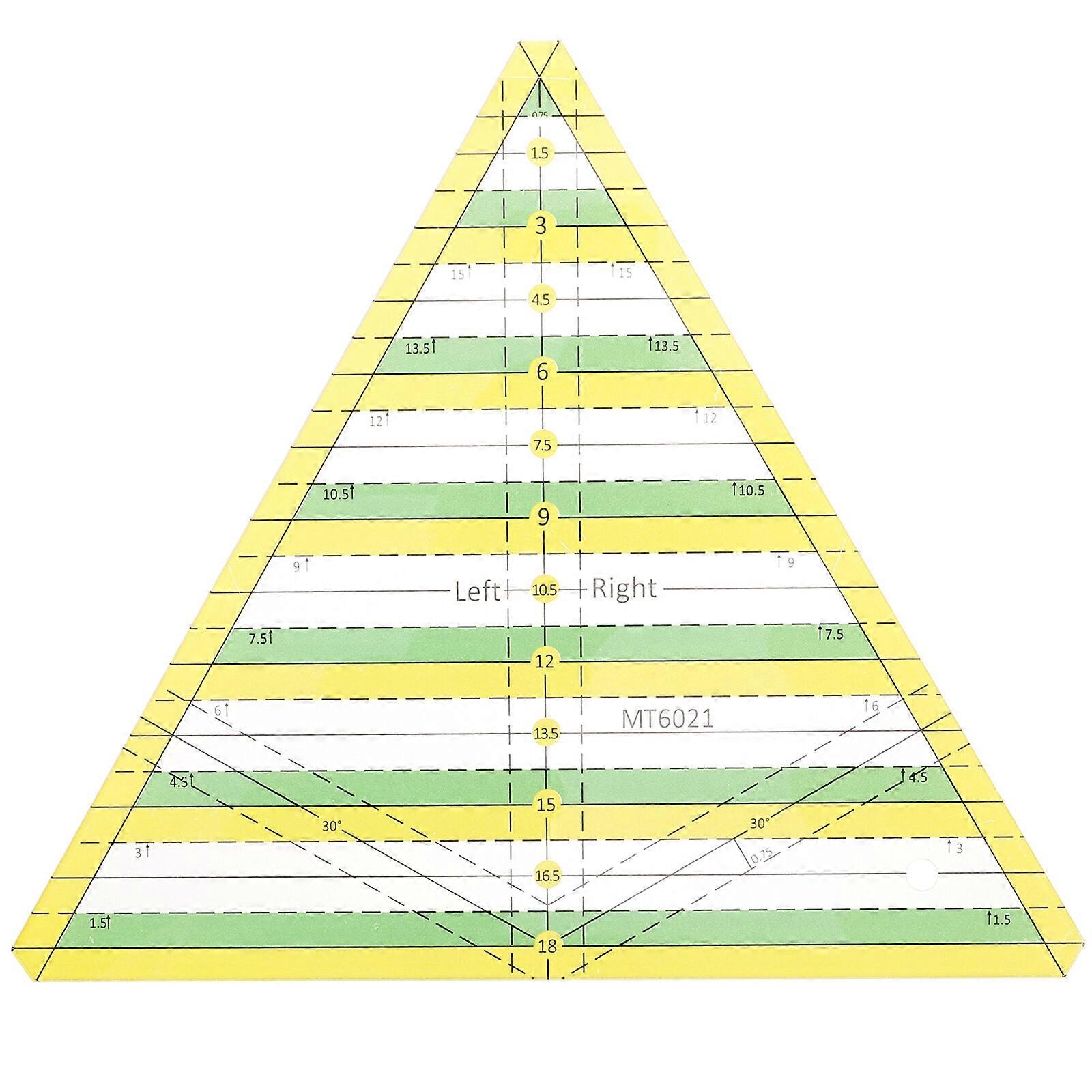 Righello patchwork acrilico Righello per cucitura professionale Righello per trapuntatura acrilico Righello per cucire Come mostrato 22.50X19.50X0....