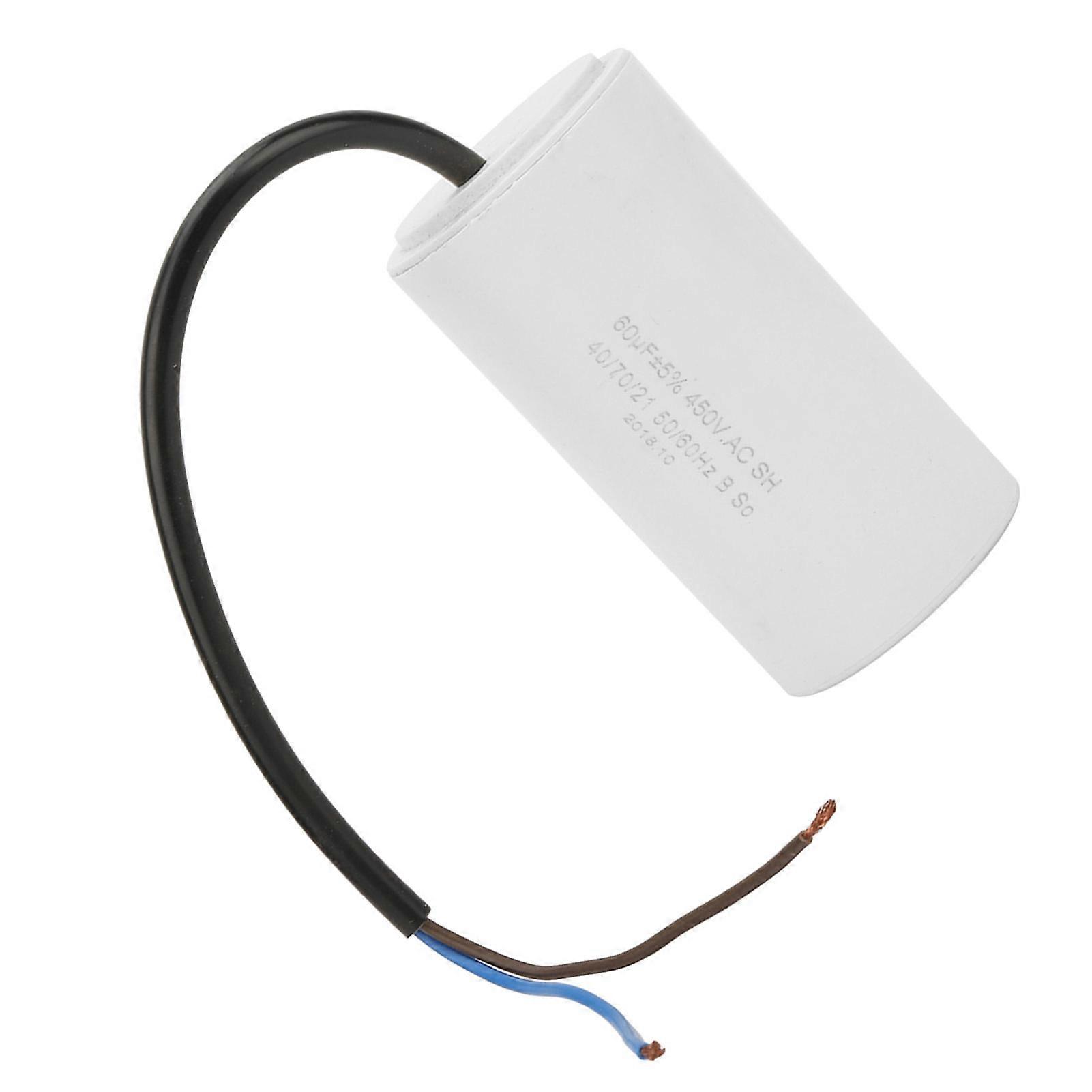 Capacitor de funcionamento amigável do motor de CBB60 EcO 450V 60uf ESR 0,2 compatível com o aparelho elétrico do agregado familiar