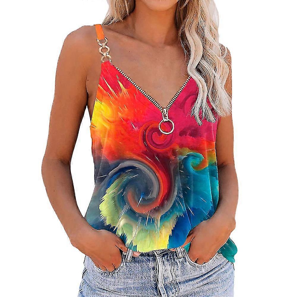 Womens Summer Vest Tank Tops Holiday