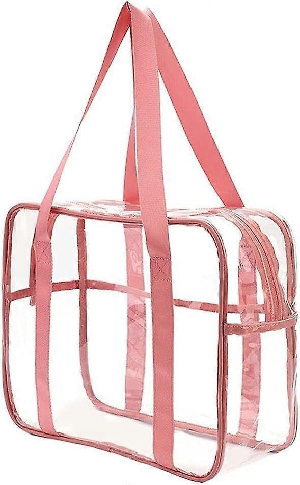 クリアトートバッグ、透明トートバッグ、透明化粧品バッグ、透明トートバッグ、透明大容量