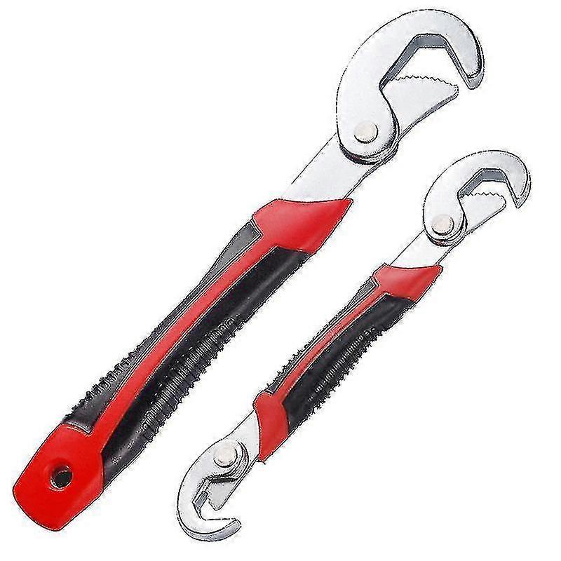 2 Pieces Adjustable Spanners, Universal Adjustable Spanner, Combination Spanners With Large Opening-MXBC